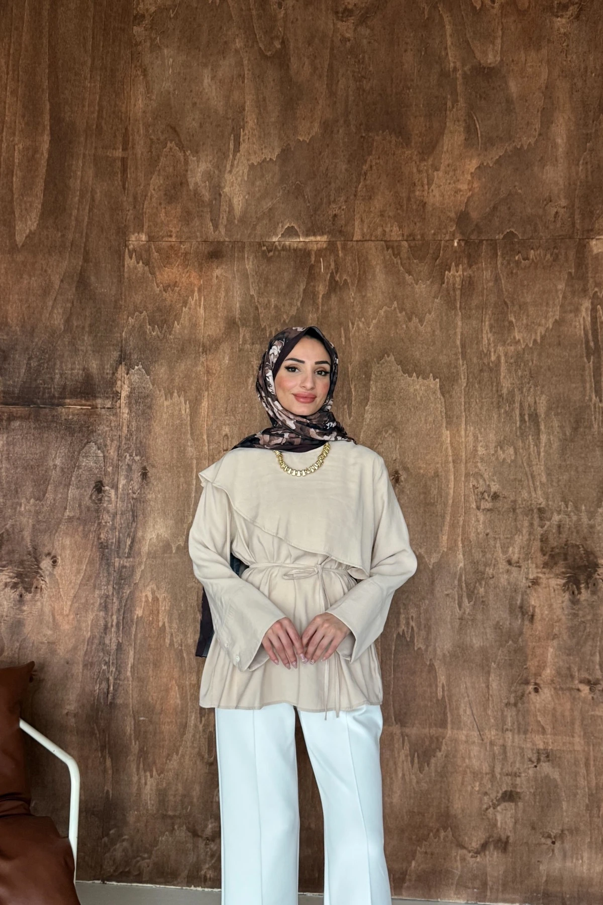Eslem Tunik | Bej