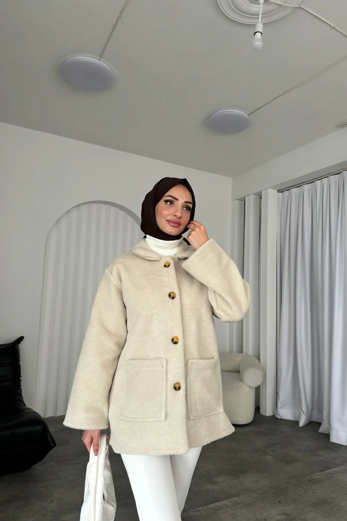 Emily Peluş Ceket
