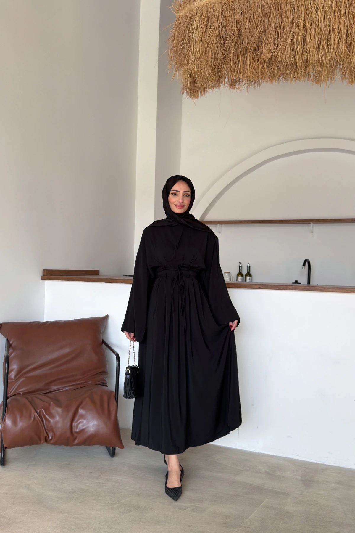 Firdevs Elbise | Siyah