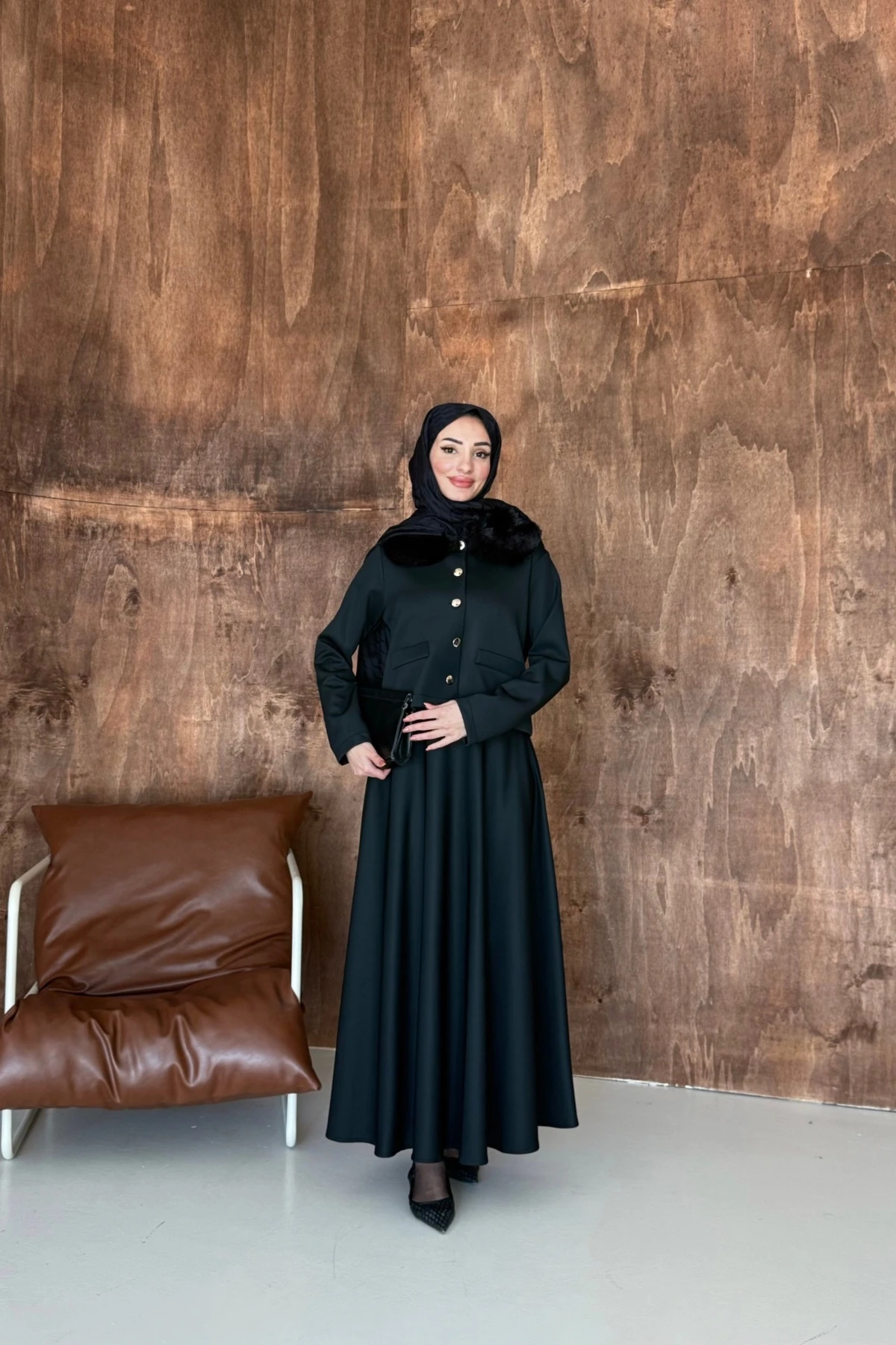 Nurse Etekli Takım | Siyah