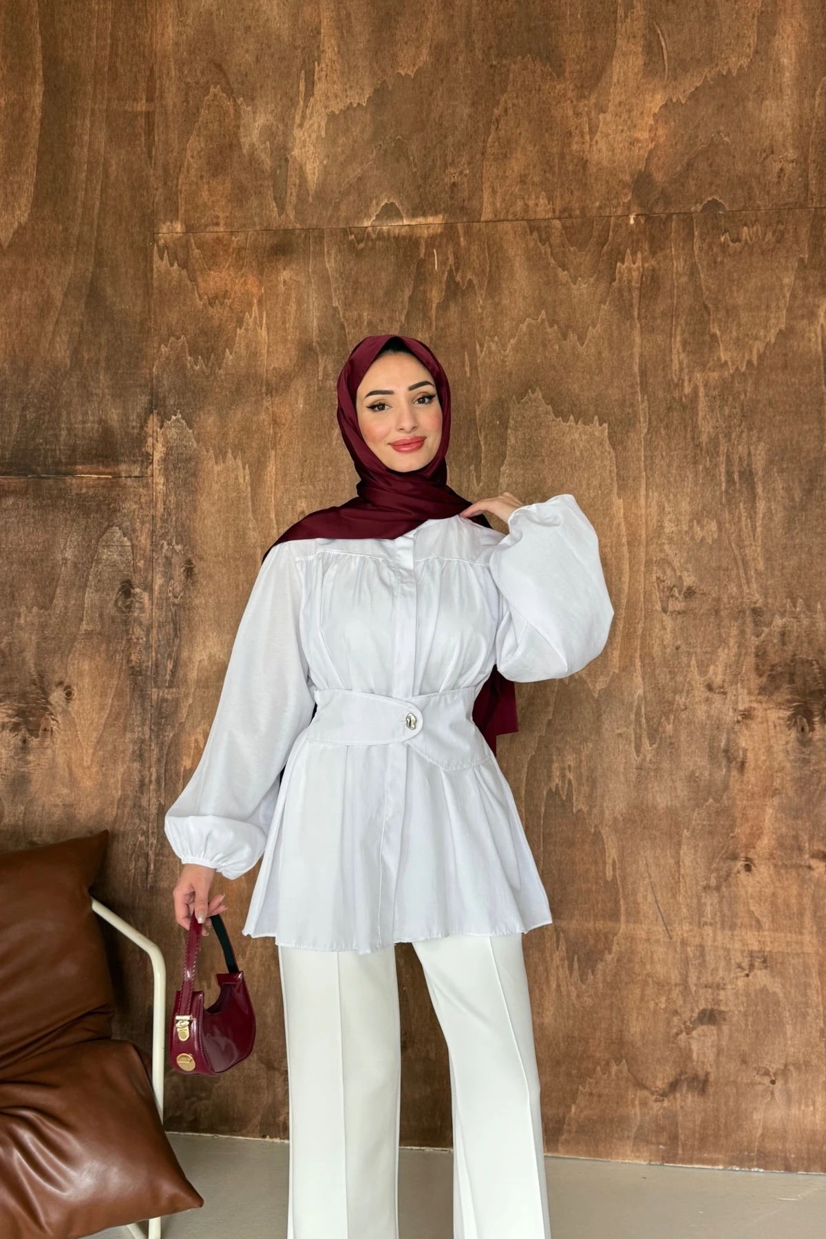 Viole Tunik | Beyaz